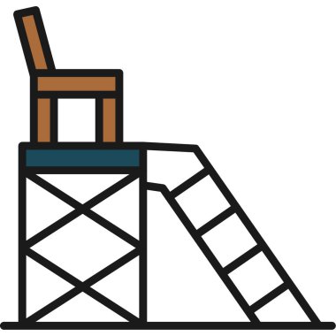 Taslak biçimli inşaat sanayi kulesi simgesi