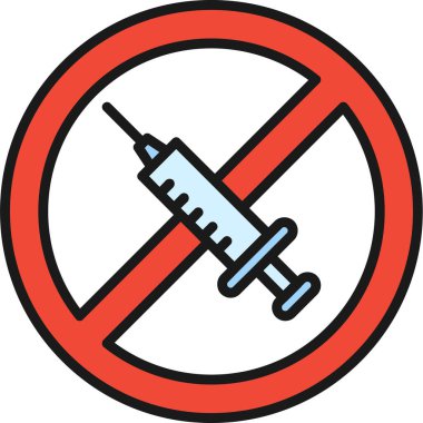 Şırınga Düz Vektör Simgesi