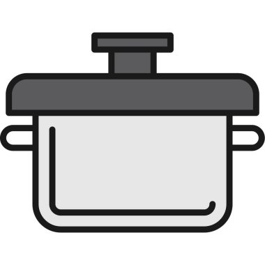 Mutfak gereçleri simgesi vektörü