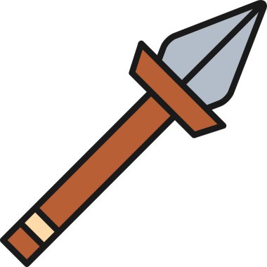 Kılıç. Web simgesi vektör illüstrasyonu