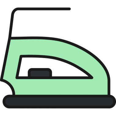 Demir vektör simgesi ütüleniyor