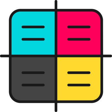 Kitap. Web simgesi basit illüstrasyon