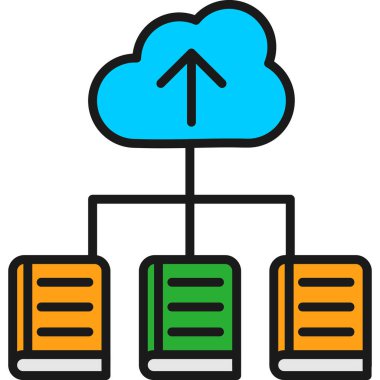 sunucu veri depolama simgesi