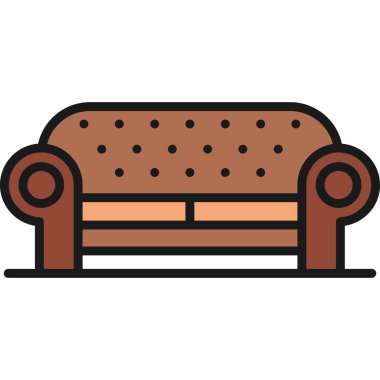 simge vektör çizim kanepe