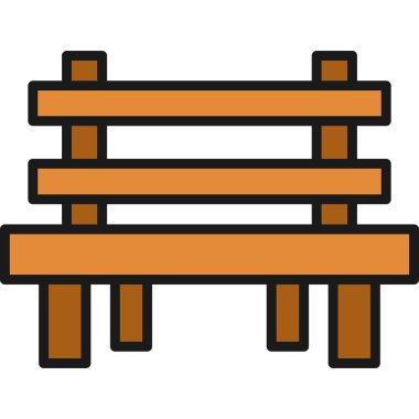 Çit. Web simgesi basit illüstrasyon