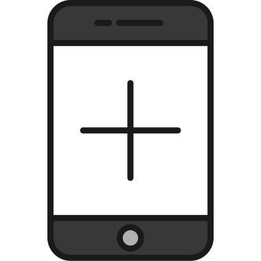 artı işaretli cep telefonu