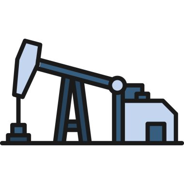 Yağ pompası ikonu. düzenlenebilir cesur tasarım. vektör tasarımı.