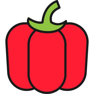 Biber. Web simgesi basit tasarım