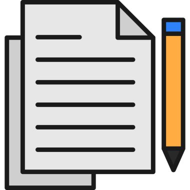 kağıt simgesi, vektör illüstrasyon tasarımı