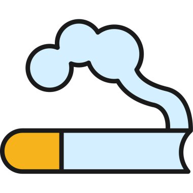 Tüttürme çubuğu vektör simgesi