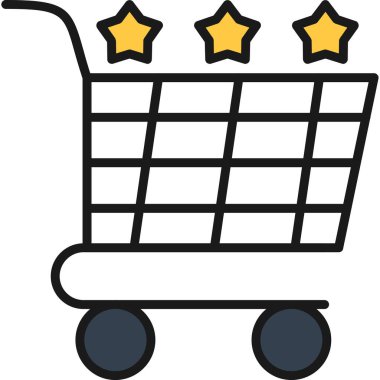 Alışveriş arabası. Basit tasarım