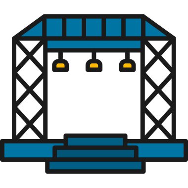 bina simgesi, vektör illüstrasyonu