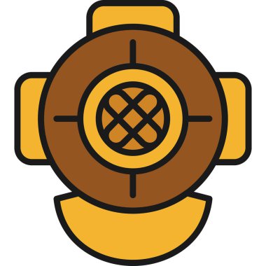 Pusula. Web simgesi basit illüstrasyon