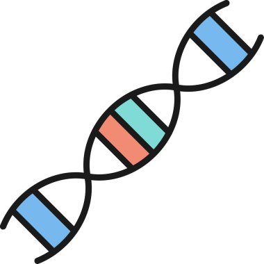 DNA molekülü bilim simgesi