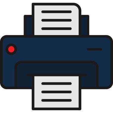 Belge. Web simgesi basit illüstrasyon