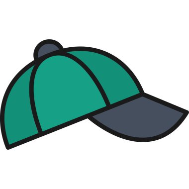 Beyzbol şapkası. Basit tasarım