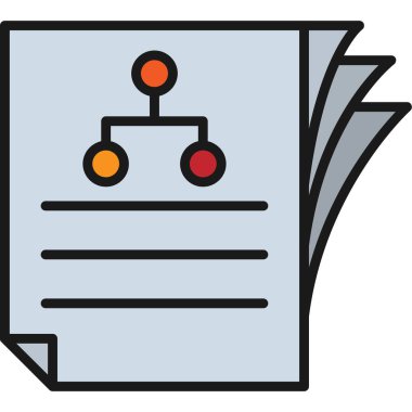 doküman dosya simgesi doldurulmuş - taslak biçimi