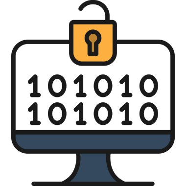 Kod kodlama programlama simgesi tam biçiminde