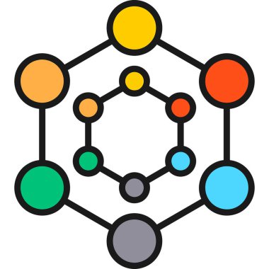 şebeke. Web simgesi basit illüstrasyon