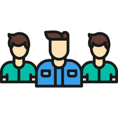 insanlar grup renk simgeleri