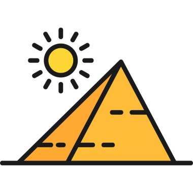 Güneş Simgesi Vektör illüstrasyonu