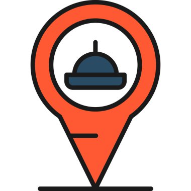 gps konum simgesi - taslak biçimi