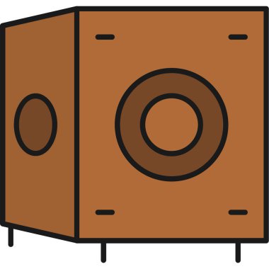 hoparlör vektör illüstrasyonu