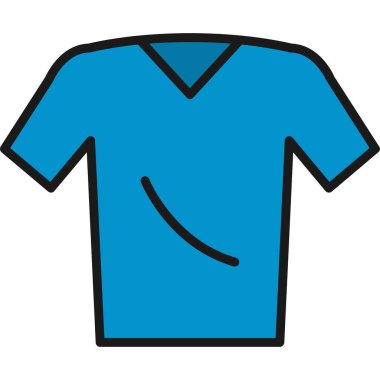 Gömlek. Web simgesi basit illüstrasyon