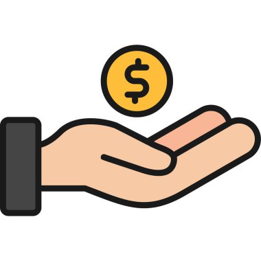 para simgesi vektör illüstrasyonu