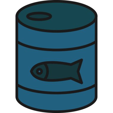 Balık. Web simgesi basit illüstrasyon