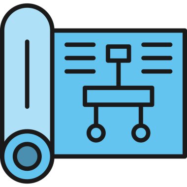 Yazıcı. Web simgesi basit illüstrasyon