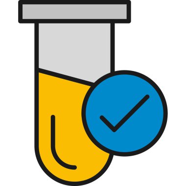 Deneme tüpü. Basit resimleme