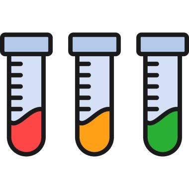 laboratuvar test tüpü simgesi