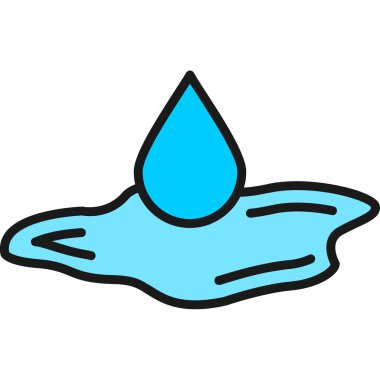 Su damlası. Basit tasarım