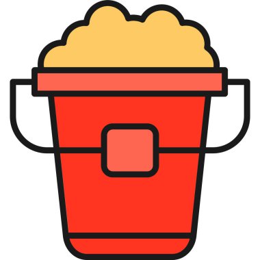 Kova. Web simgesi basit illüstrasyon