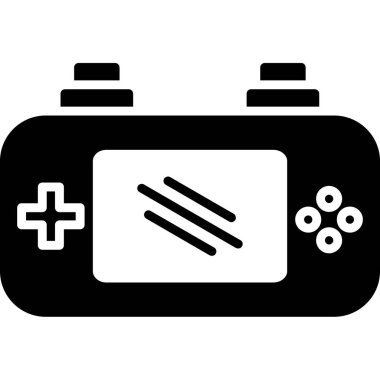 Oyun kumandası simgesi, basit tarzı