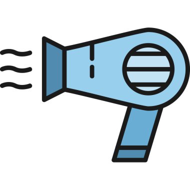 Kurutucu vektör simgesi modern basit vektör illüstrasyonu