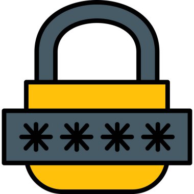 Güvenlik parola simgesini kilitle