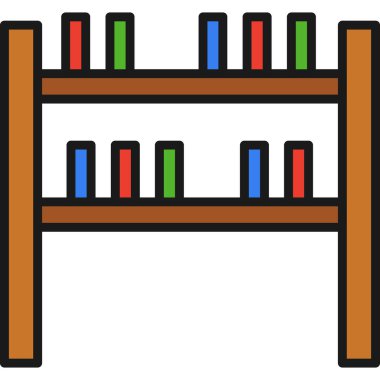 kitaplık kitaplığı simgesi