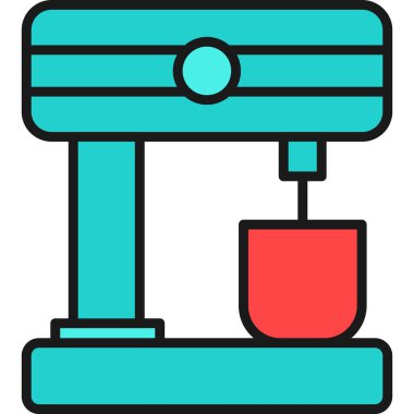 Dikiş makinesi simgesi. dış hat dikiş makinesi vektör simgeleri düz izole