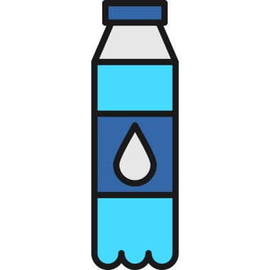 Şişe simgesi. içecek simgesinin özet vektörü