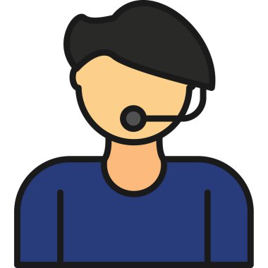 çağrı merkezi vektör simgesi