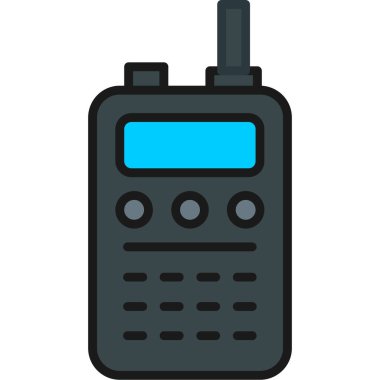 radyo simgesi vektör illüstrasyonu