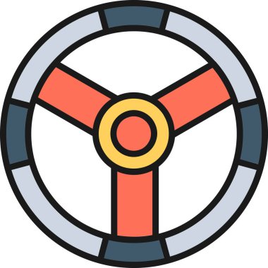 Pusula. Web simgesi basit illüstrasyon