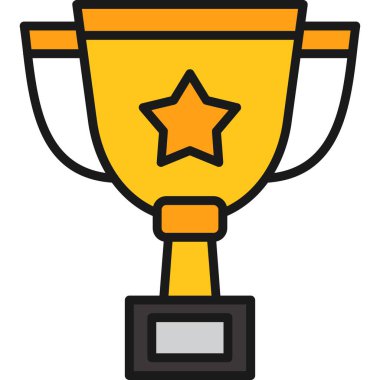 Kupa Ödülü vektör simgesi