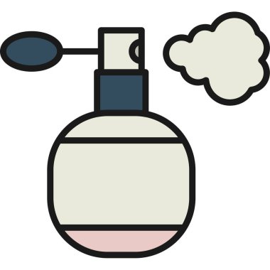 Parfüm. Web simgesi basit illüstrasyon