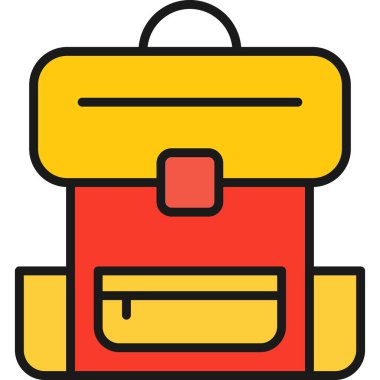 çanta okul çanta ikonu eğitim - okul - öğrenme kategorisi