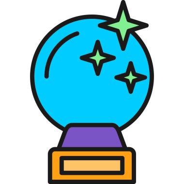 Küresel simge vektör illüstrasyonu