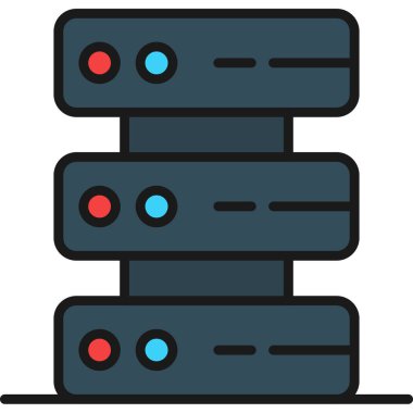 dosya özeti biçiminde veri depolama veritabanı simgesi