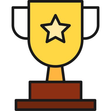 Bardak. Web simgesi basit illüstrasyon